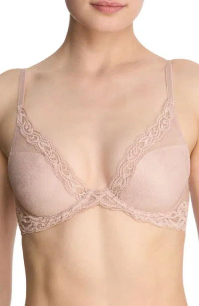 NATORI NATORI FEATHERS PLUNGE T-SHIRT BRA