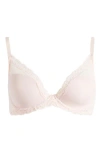 Natori Feathers Plunge T-shirt Bra In Seashell