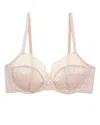 Natori Feathers Refresh Side Support Underwire Bra In Brown