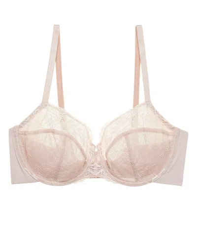 Natori Feathers Refresh Side Support Underwire Bra In White