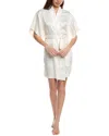 Natori Decadence Leopard Satin Damask Wrap In White