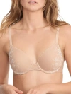 Natori Flawless Underwire Contour Bra In Cafe,ivory