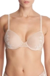 Natori Flawless Underwire Contour Bra In Cafe/ Ivory
