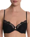 Natori Fleur Lightly Lined Underwire Bra Black In Black