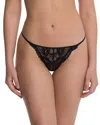Natori Fleur Thong In Black