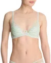 Natori Women's Flora Contour Underwire Bra 721150 In Mild Mint/morning Dew