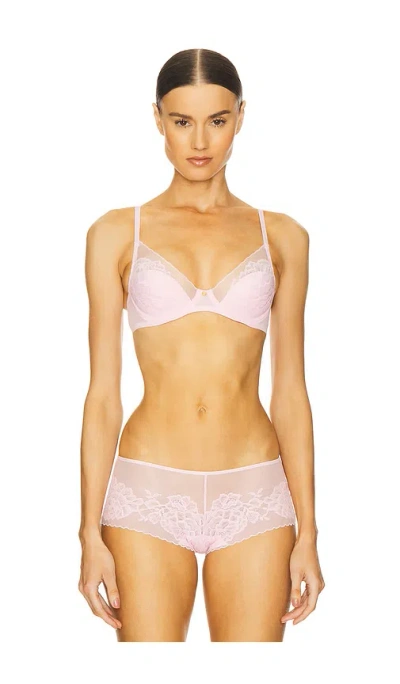 Natori Flora Contour Underwire Bra In Perfect Pink