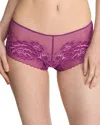 Natori Flora Boyshorts In Grape/blush