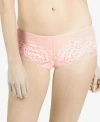 Natori Flora Sheer Lace Brief 776150 In Cameo Rose (nude 4)