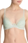 Natori Women's Flora Contour Underwire Bra 721150 In Mint/ Dew