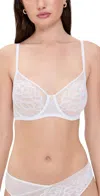 Natori Flora Unlined Balconette Underwire Bra White