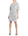 Natori Women's Floral Jacquard T-shirt Dress In Black
