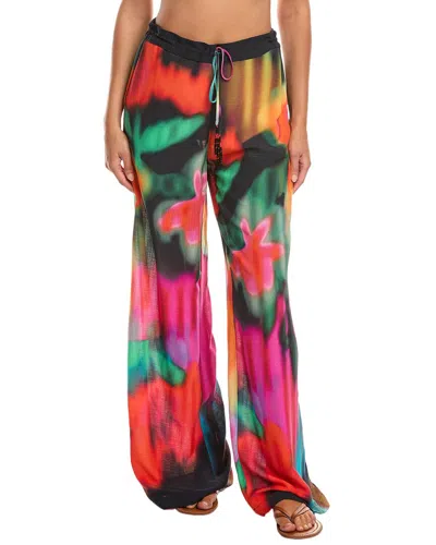 Natori Floral Mirage Printed Pant In Multi