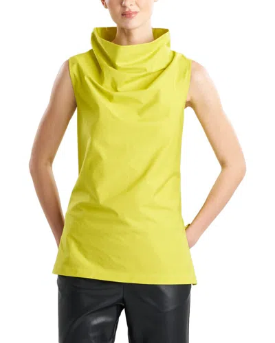 Natori Funnel Neck Top In Yellow