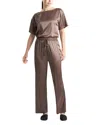Natori Glamour Satin Pajama Pants In Taupe