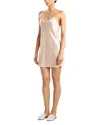 Natori Glamour Satin Chemise In Cafe