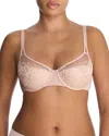 Natori Graceful Underwire Balconette Bra In Rose/ivory