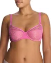 Natori Graceful Full Fit Balconette Contour Underwire Bra In Pink