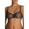Natori Graceful Underwire Balconette Bra In Black/cafe