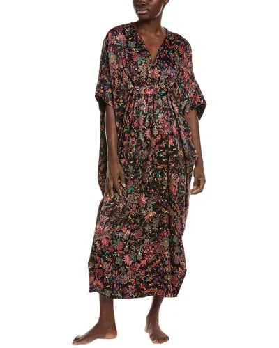 Natori Granada Caftan In Black