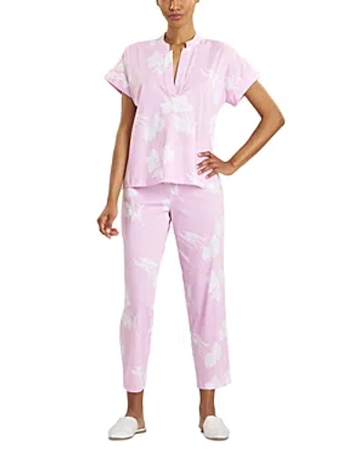 Natori Hana Wedge Pajama Set In Light Pink
