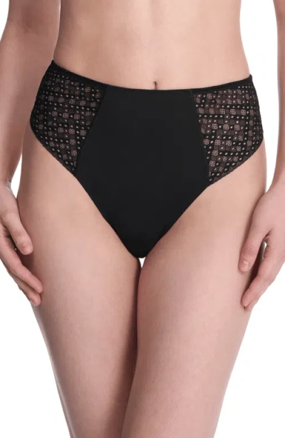 Natori Harmony High Rise Lace Thong