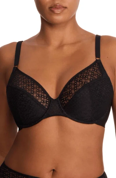 Natori Harmony Smooth Back Underwire Bra In Black