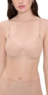 Natori Harmony Smooth Back Underwire Bra Buff In Nude