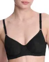 Natori Harmony Smooth Back Underwire Spacer T-shirt Bra In Red