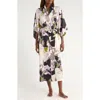Natori Hayworth Floral Robe In Multi