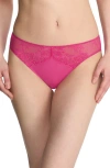 Natori Heavenly Bikini In Raspberry Glaze