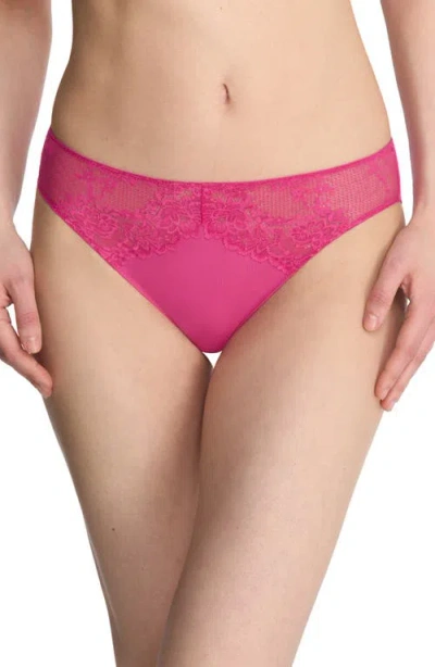 Natori Heavenly Bikini In Raspberry Glaze