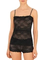 Natori Heavenly Lace Boyshorts In Black