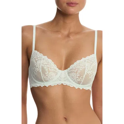 Natori Heavenly Lace Convertible Balconette Bra In White