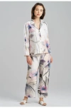 Natori Hiyaku Notch Pj Set In Multi