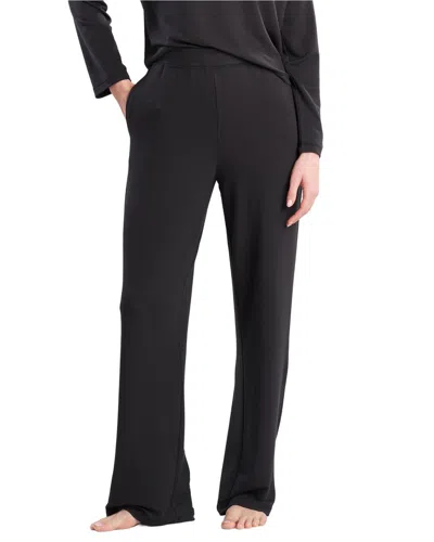 Natori Kaia Terry Everywhere Straight Leg Pant In Black