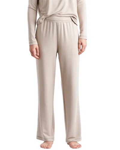 Natori Kaia Terry Everywhere Straight Leg Pant In Brown