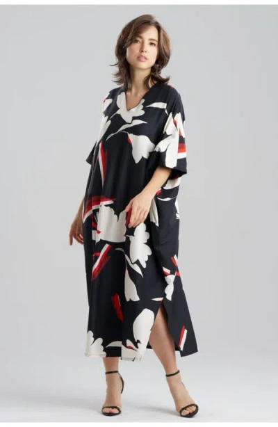 Natori Kami Caftan In Black