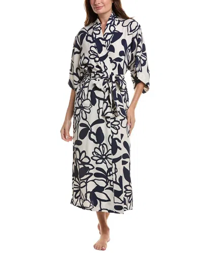 Natori Kimono Sleeve Robe In Multi