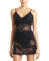 Natori Amara Lace Chemise In Black
