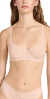 Natori Heavenly Lace Convertible Balconette Bra In Cameo Rose