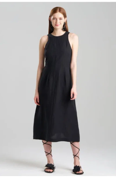 Natori Light Weight Linen Seamed Dress