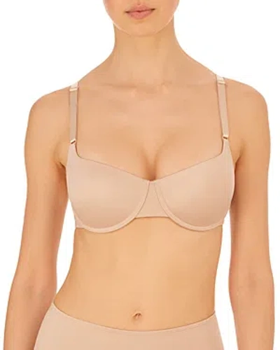 Natori Liquid Convertible Balconette Push Up Bra In Light Mocha