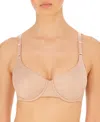 Natori Liquid Underwire Full Fit Contour Bra In Lt. Mocha