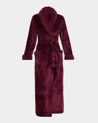 NATORI LONG PLUSH ROBE