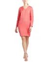 Natori Women's Long-sleeve V-neck Jacquard Dress