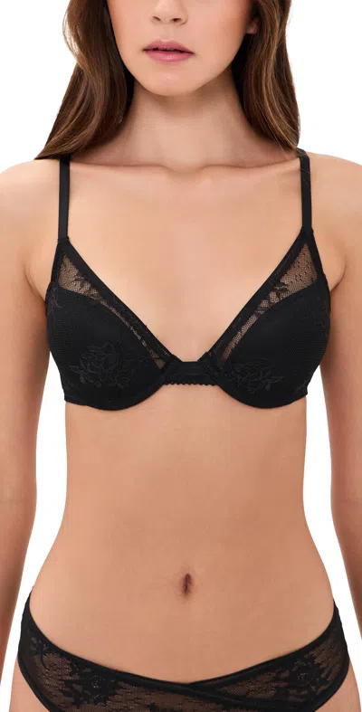 Natori Love Lace Convertible Bra Black