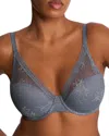Natori Love Lace Underwire Full Coverage Plunge Bra