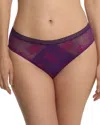 Natori Love Lace Hipster Panties In Purple