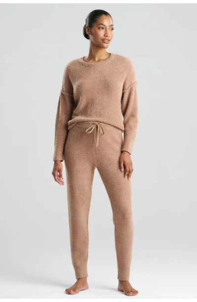 Natori Luna Mellow Jogger In Brown